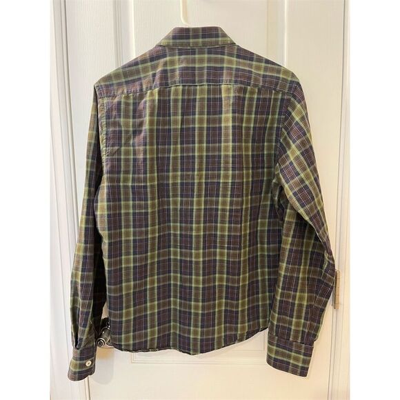 UNTUCKit Men's Slim Fit Plaid Long Sleeve Button-Up Shirt Size S - Picture 2 of 9